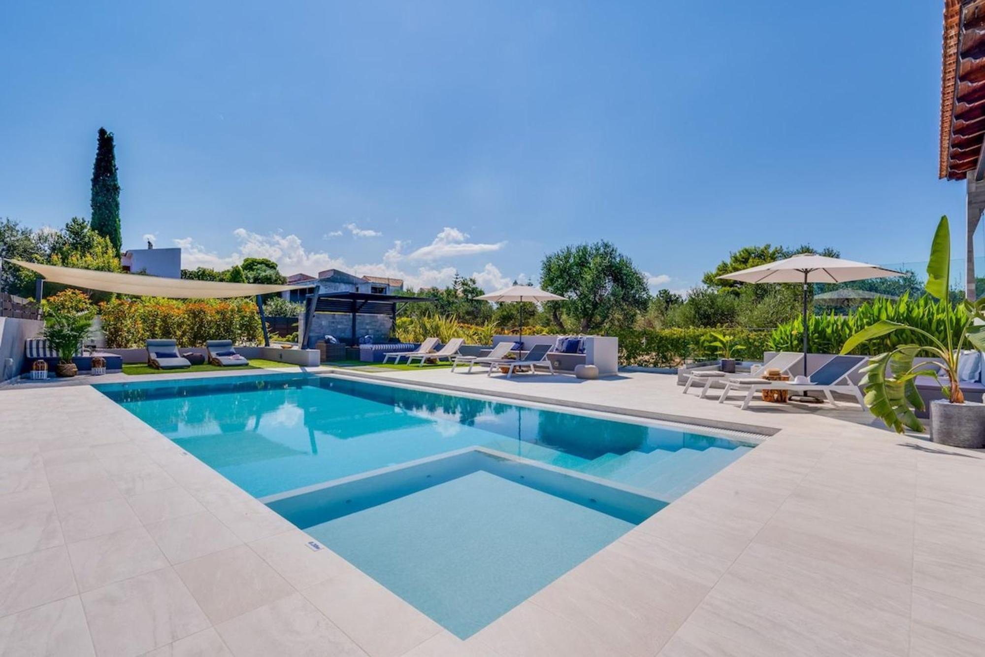 Villa Ampelaki - Premium Villa With Heated Pool Kounoupidhianá Eksteriør bilde